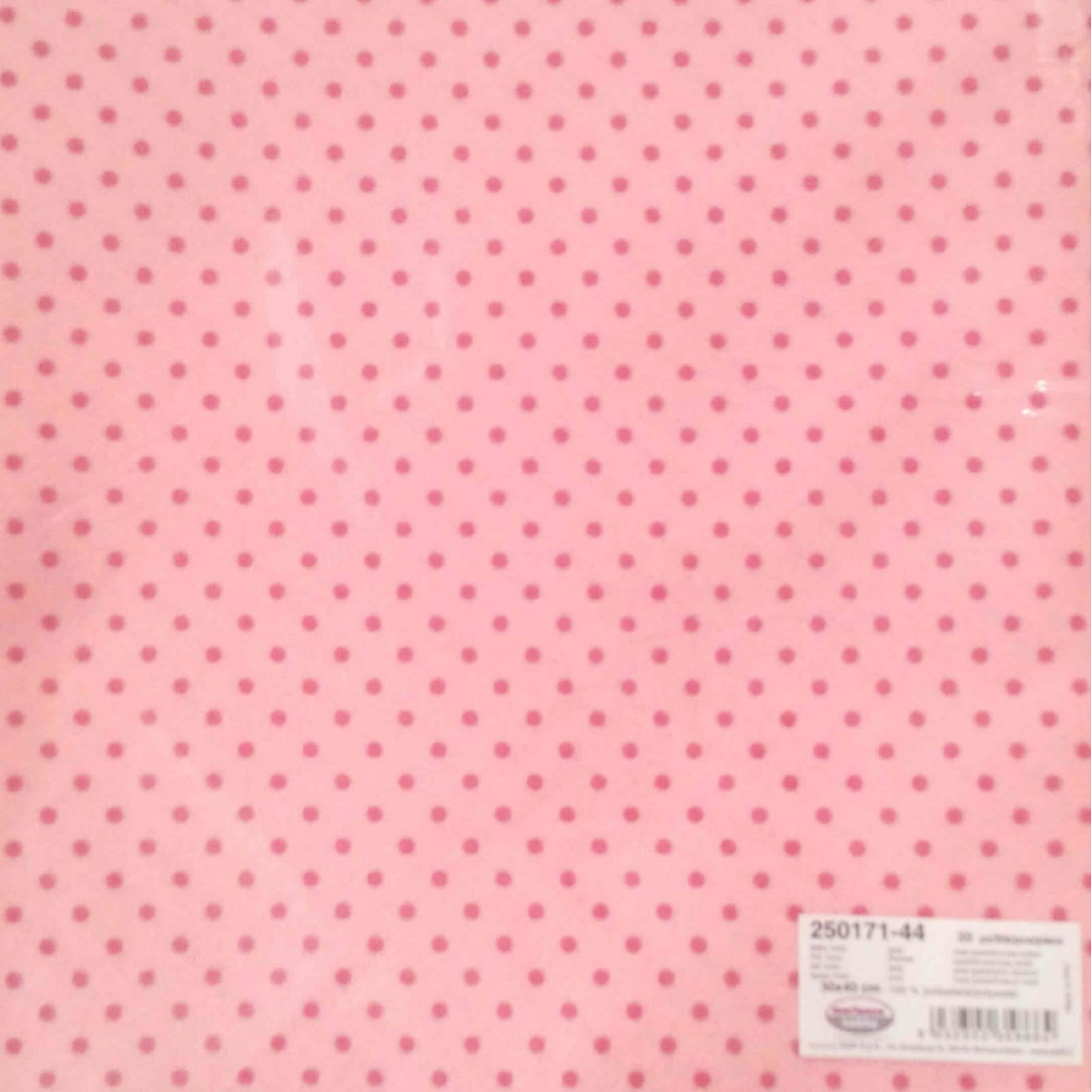 PANNOLENCI 250171-44 DECORATO CM.30*40 MM.1 ROSA POIS