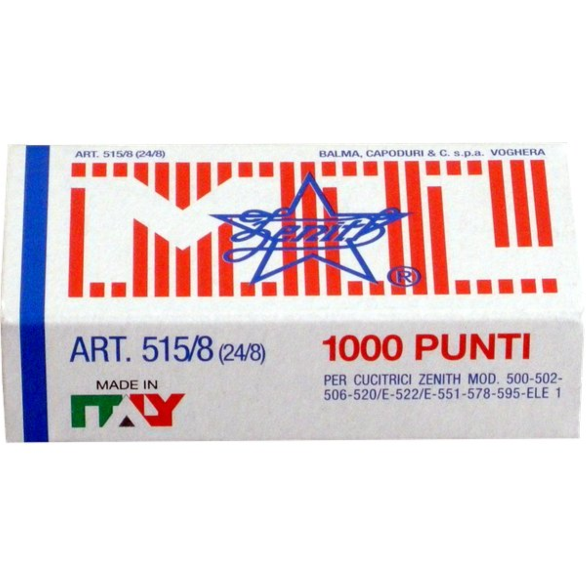 PUNTI PER CUCITRICE PASSO 24/8 515/8 ZENITH