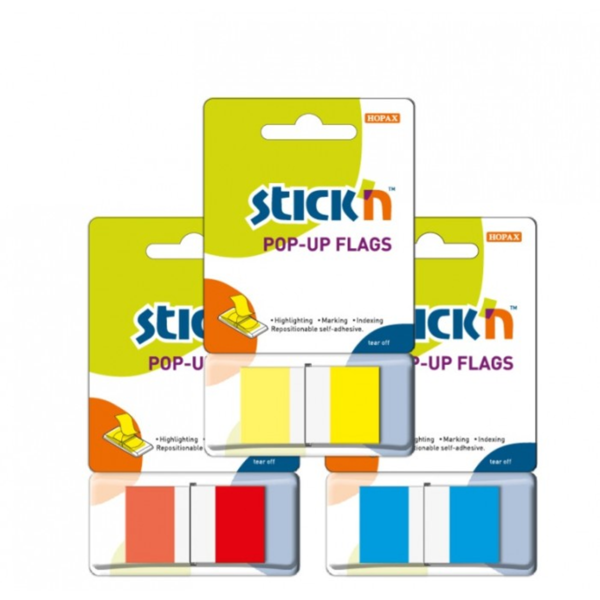 SEGNAPAGINA STICK'N CARTA FLAGS