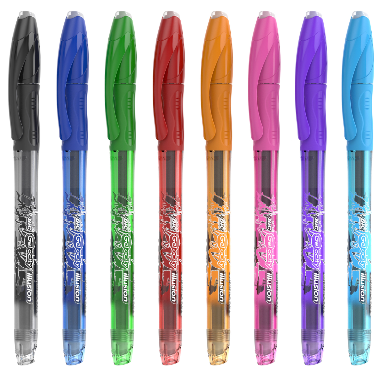 Penna gel cancellabile BIC Gelocity Illusion Blu vendita a tabaccai