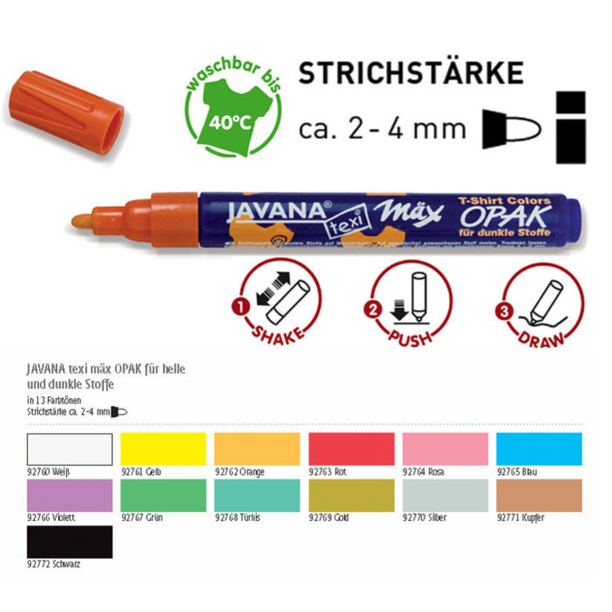PENNARELLO PER TESSUTO K927-67 VERDE KREUL