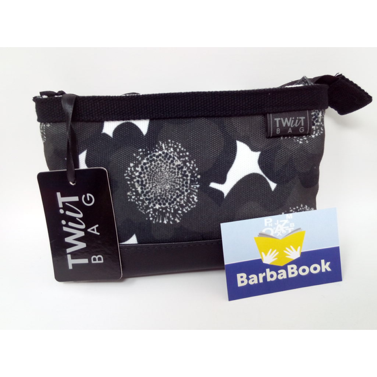 TWIIT BAG NECESSAIRE FLOWERS RED