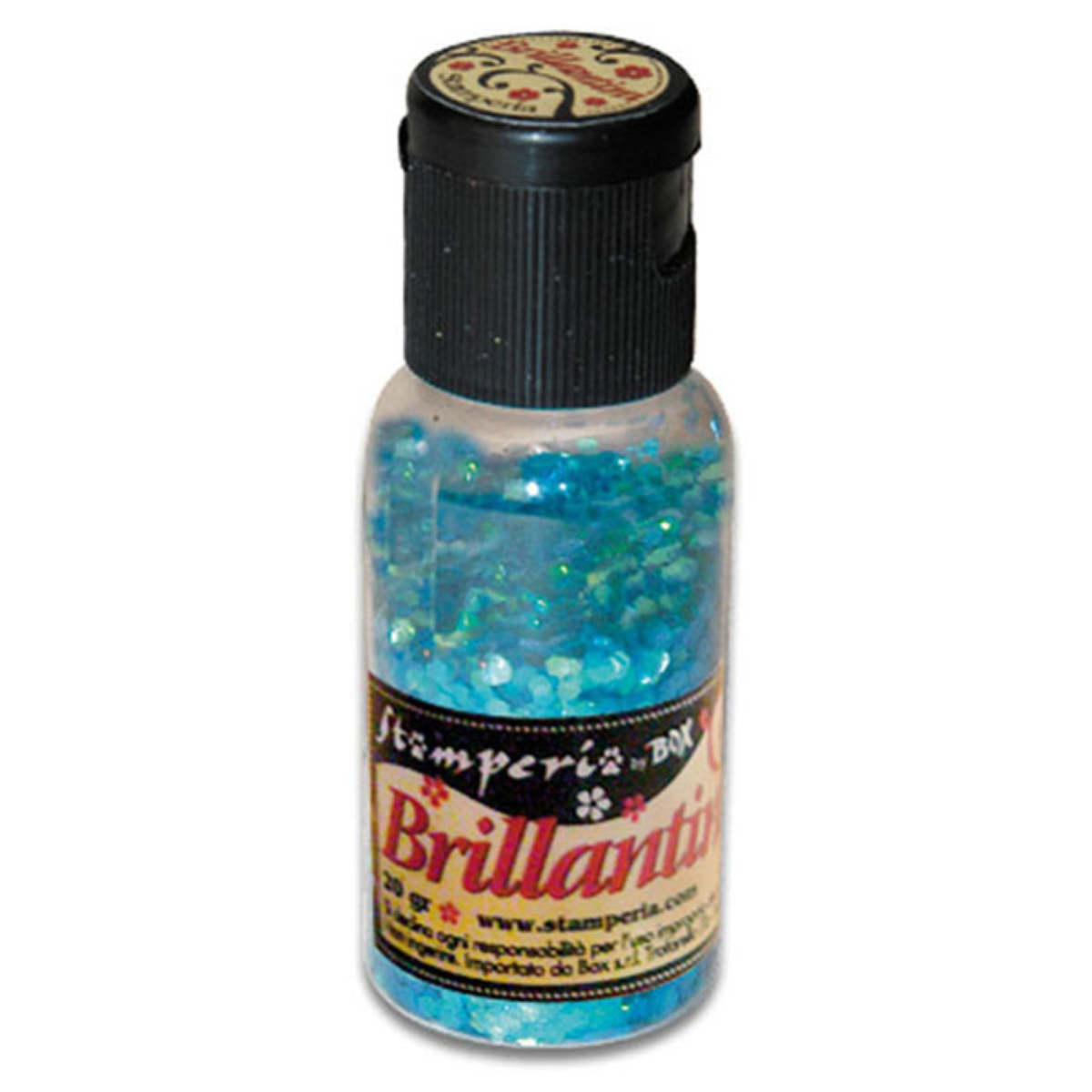 BRILLANTINI GR.20 STAMPERIA K3GP35 AZZURRO MARE GRANA GROSSA