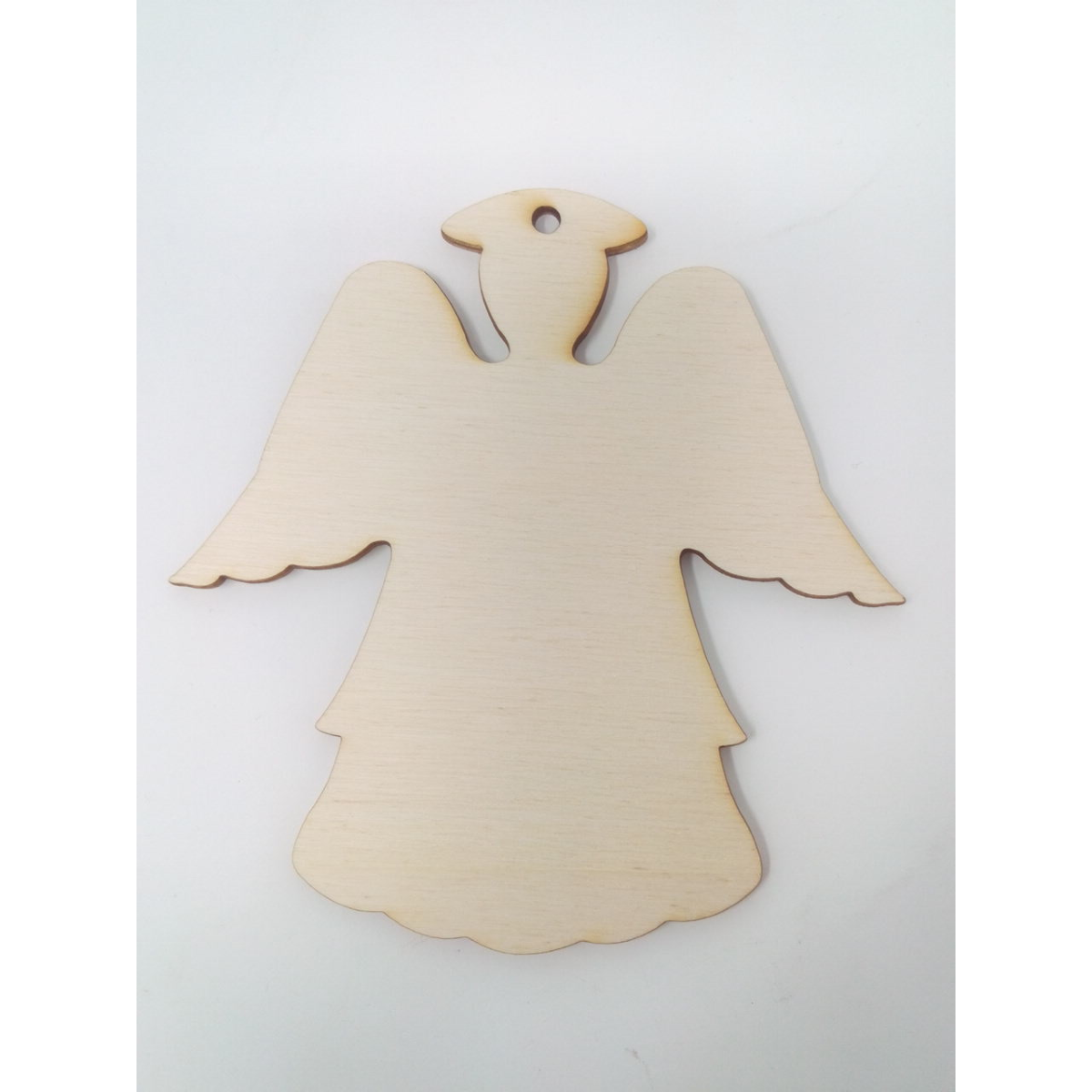 SAGOMA LEGNO DE10552 ANGELO MM.3 CM. 6 X 6