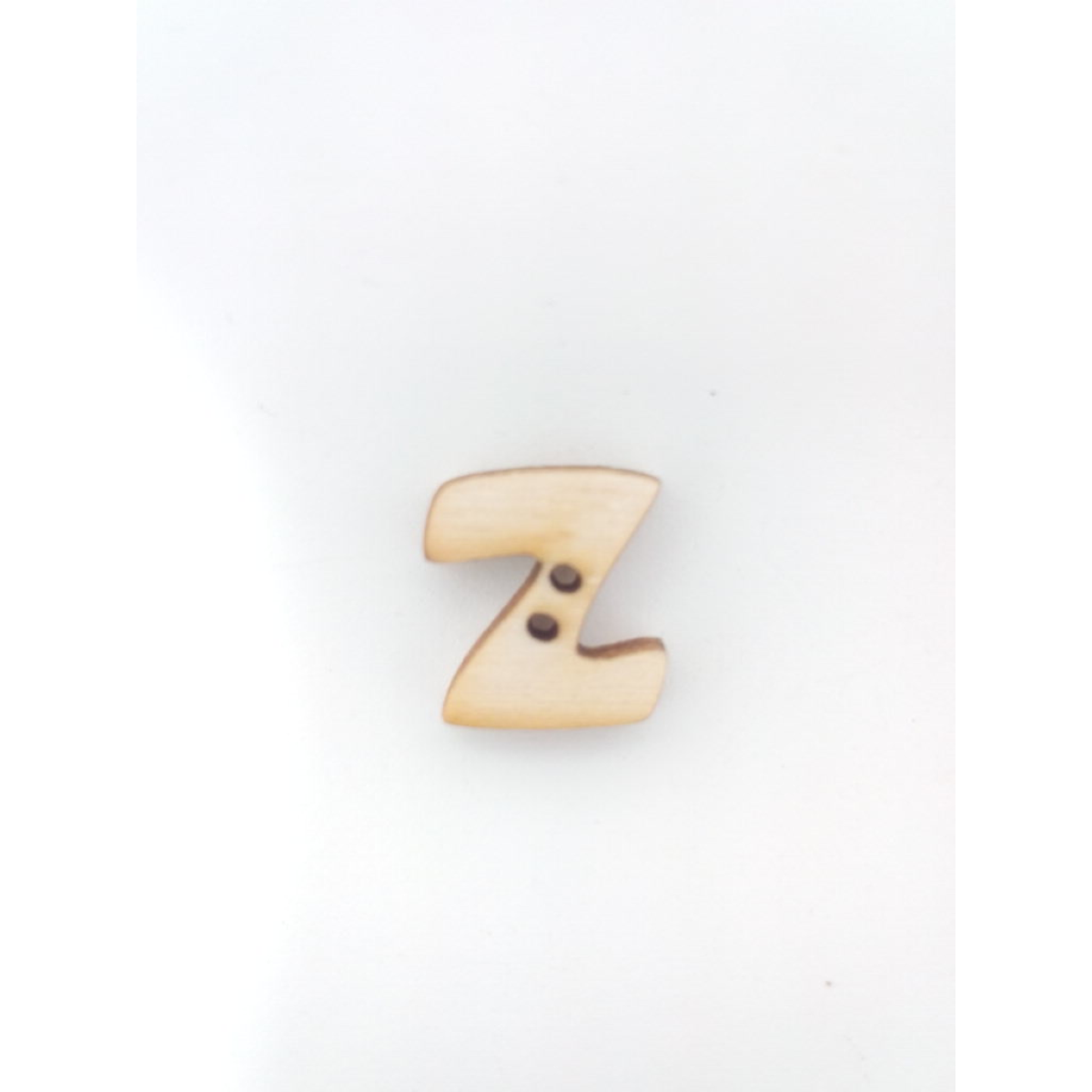 LETTERA Z LEGNO CM. 1,2 CON FORI BO10633-1