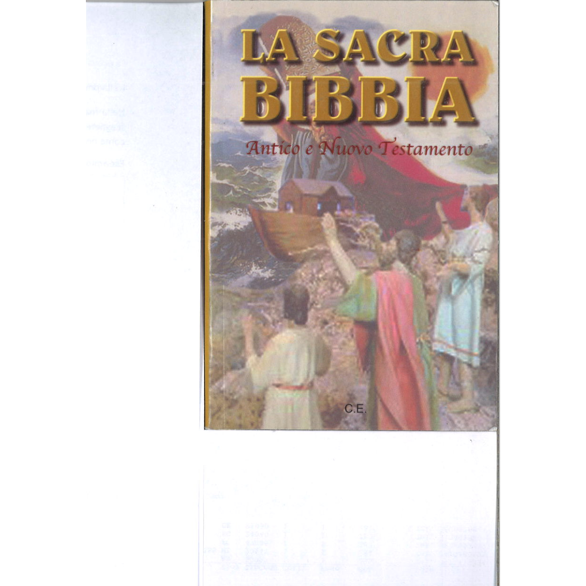 SACRA BIBBIA ANTICO E NUOVO TESTAMENTO