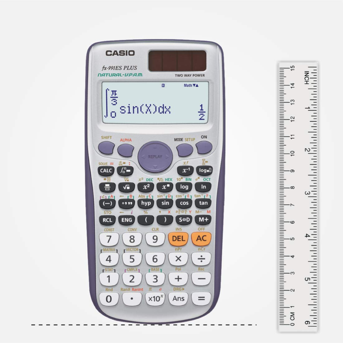 Casio fx-991ES PLUS 2 Calcolatrice Scientifica con 417 Funzioni e Display,  Naturale - Casio - Cartoleria e scuola