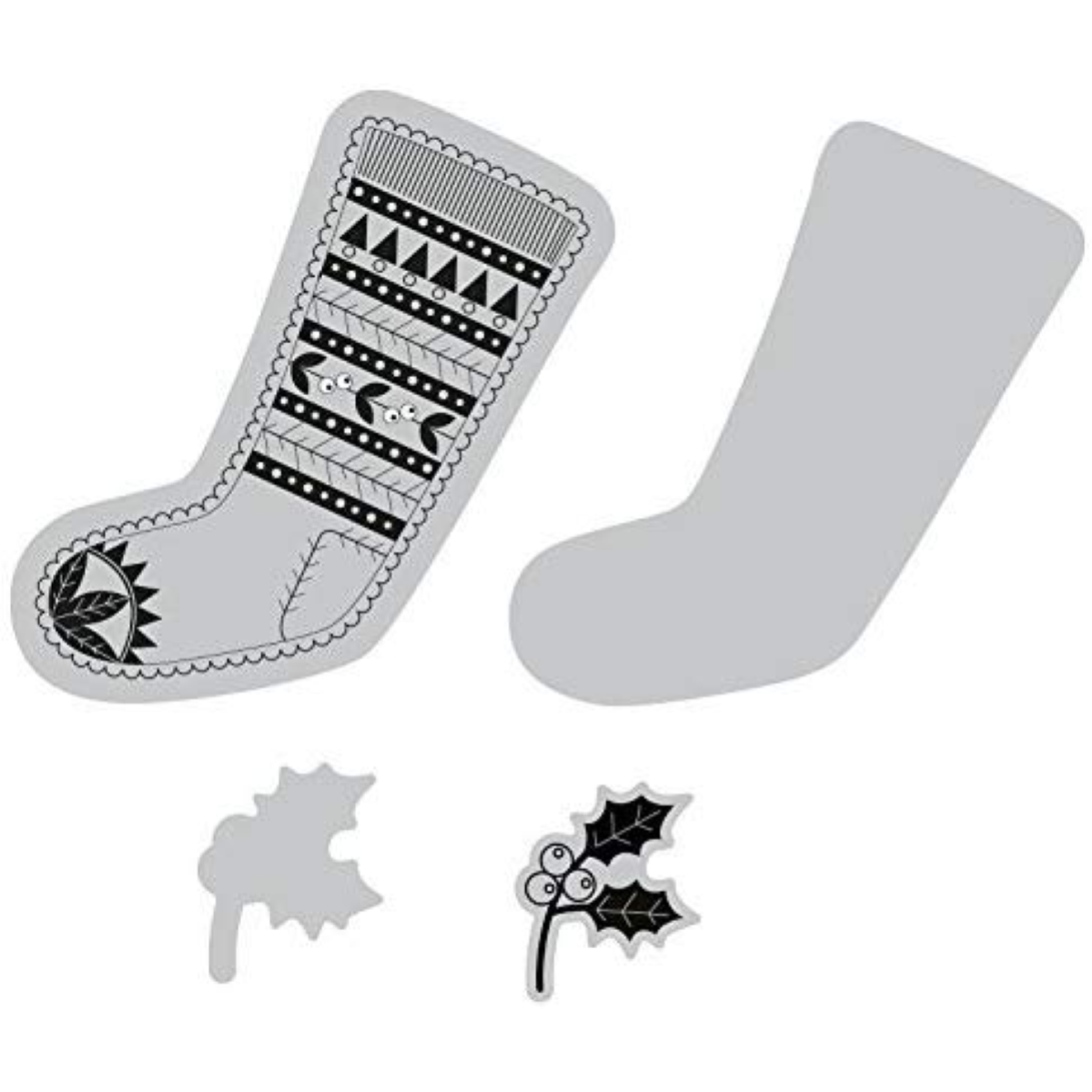 FUSTELLA SIZZIX 662166 CALZE FAIR ISLE THINLITS