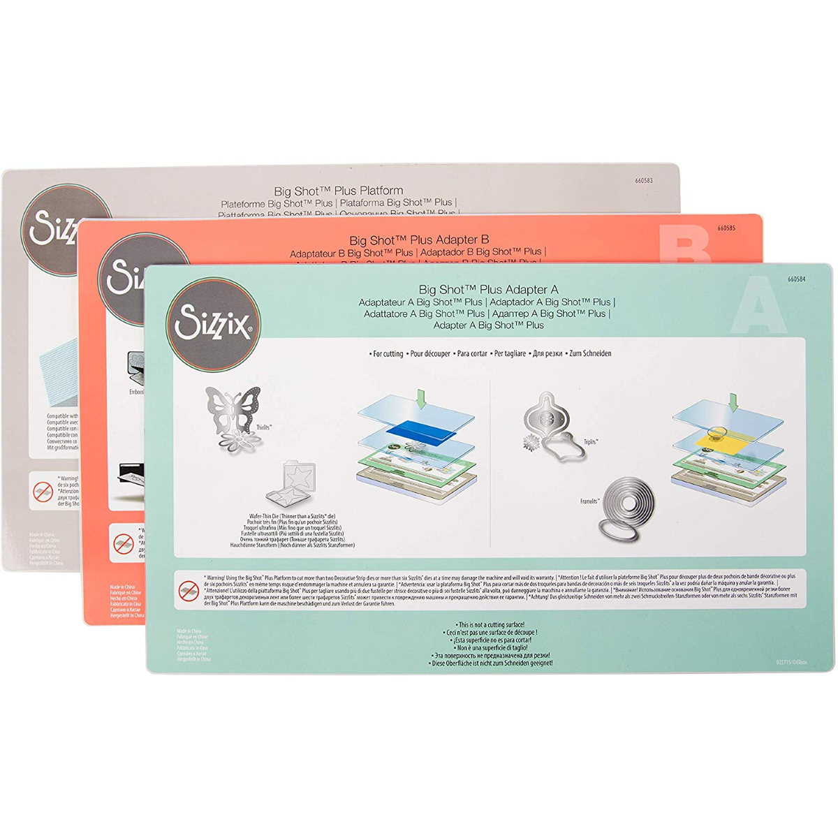 BIG SHOT SIZZIX PLUS 660020 SOLO MACCHINA