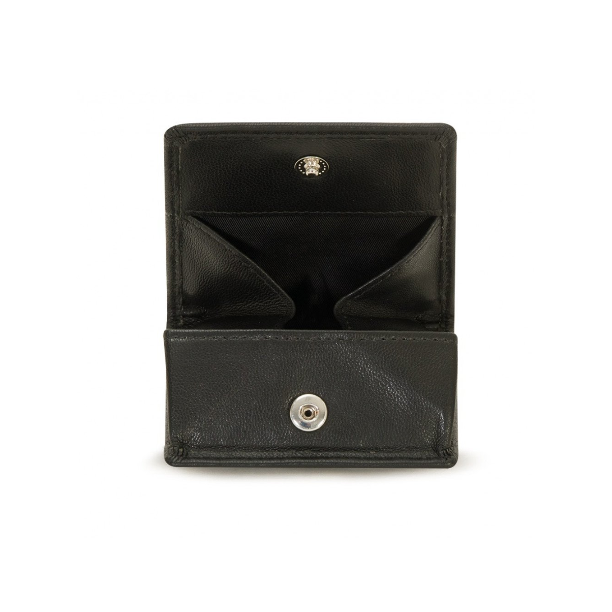 PORTA MONETE INVICTA COIN PURSE SQUARE NERO IN PELLE CM. 8 X 8 ART.306031924