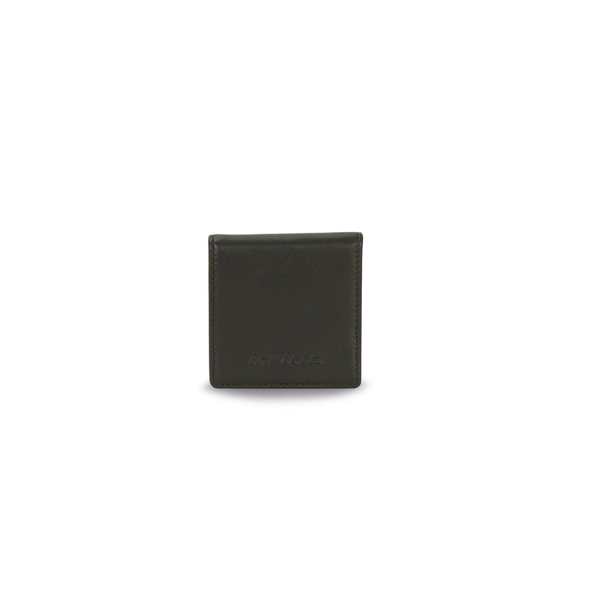 PORTA MONETE INVICTA COIN PURSE SQUARE NERO IN PELLE CM. 8 X 8 ART.306031924