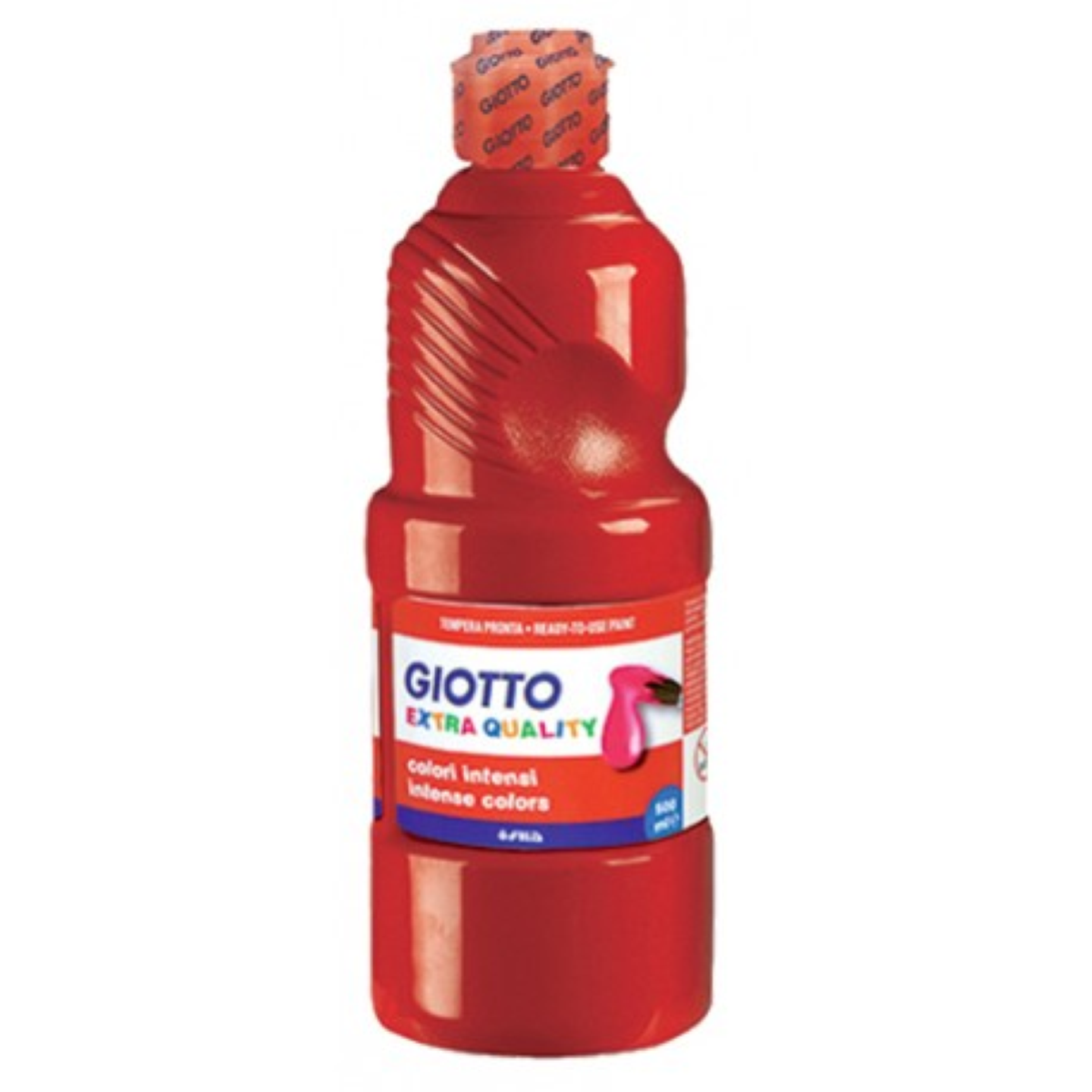 TEMPERA GIOTTO ML.500 COLORE ROSSO VERMIGLIONE ART. F532807