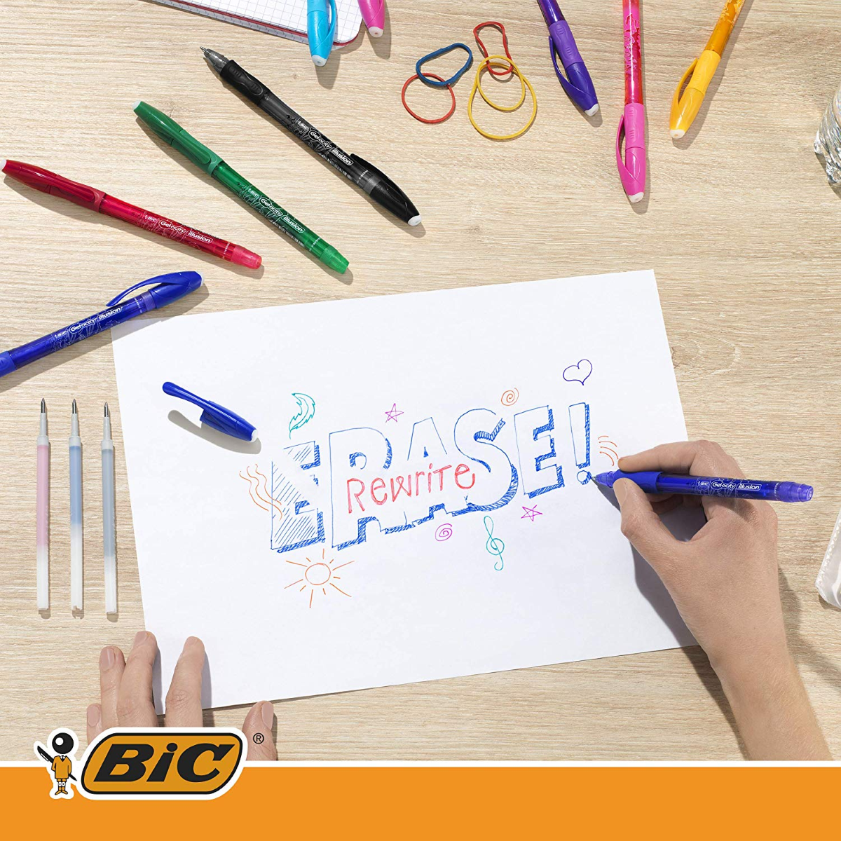 PENNA BIC GELOCITY ILLUSION BLU