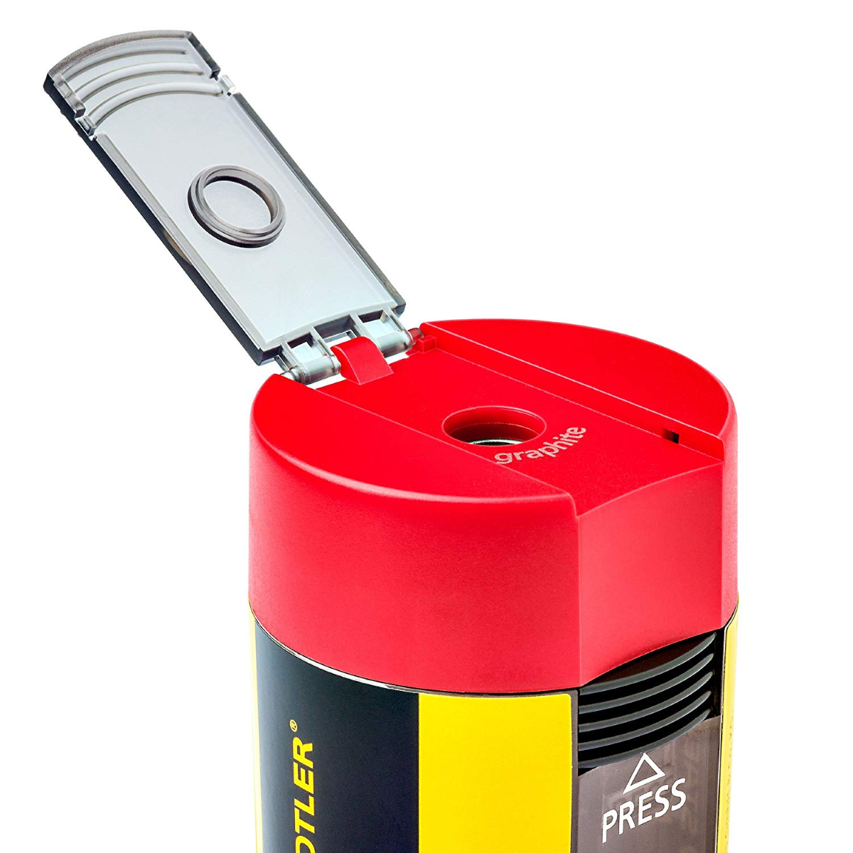 TEMPERAMATITE 1 FORO STAEDTLER CON CONTENITORE NORIS 511 004
