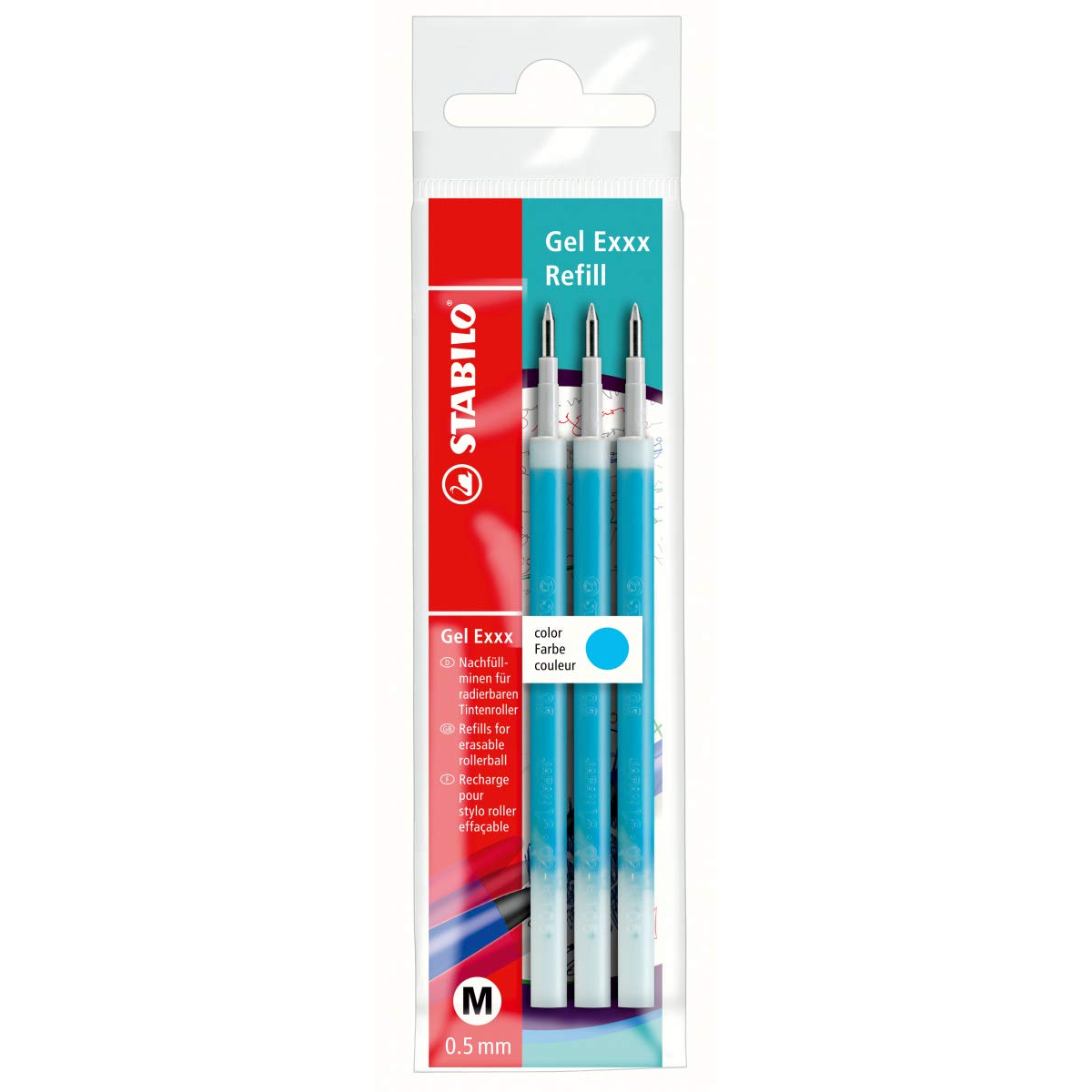 RICARICA STABILO GEL EXXX 0,5 COLORE TURCHESE