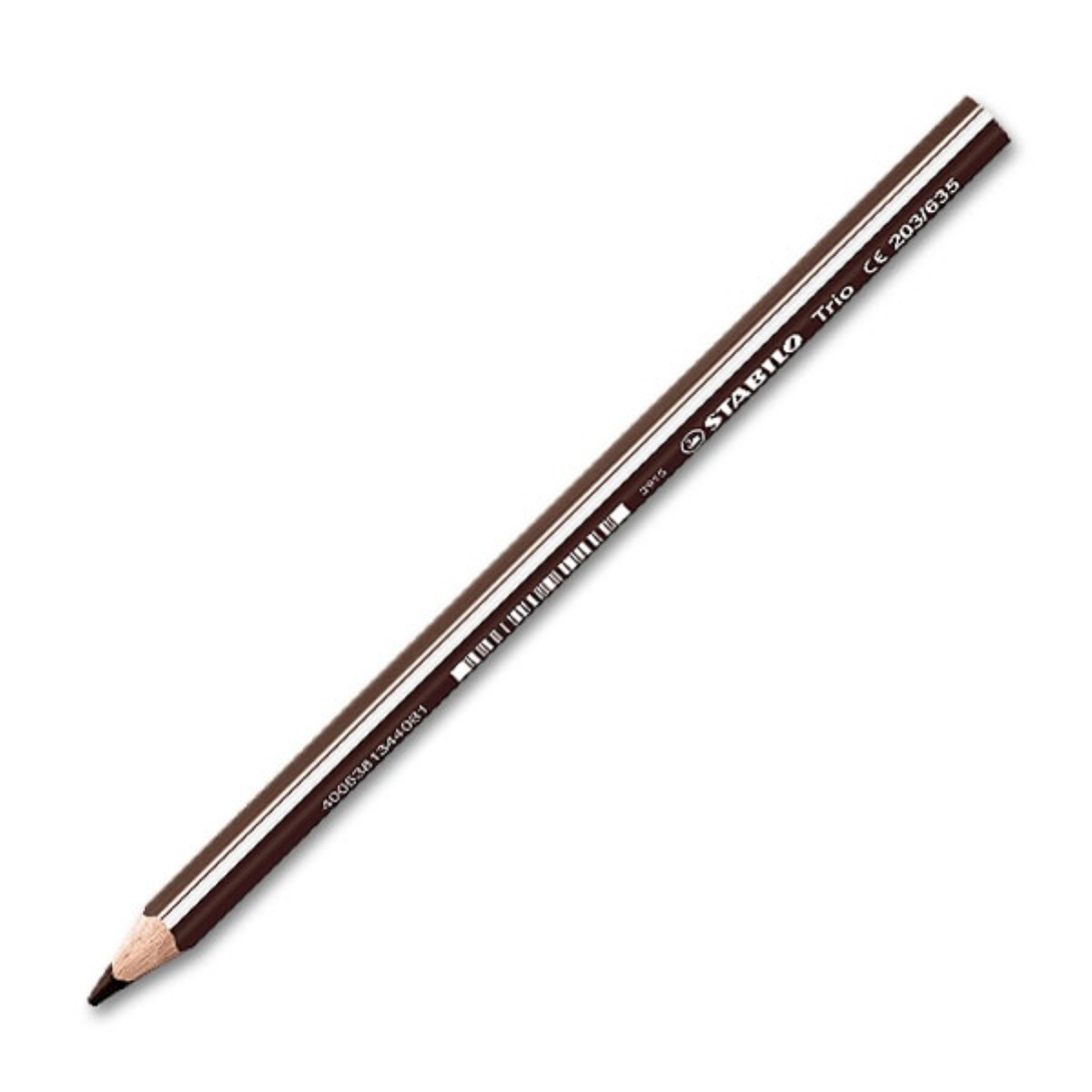 PASTELLO STABILO TRIO THICK 203/635 COLORE MARRONE SCURO