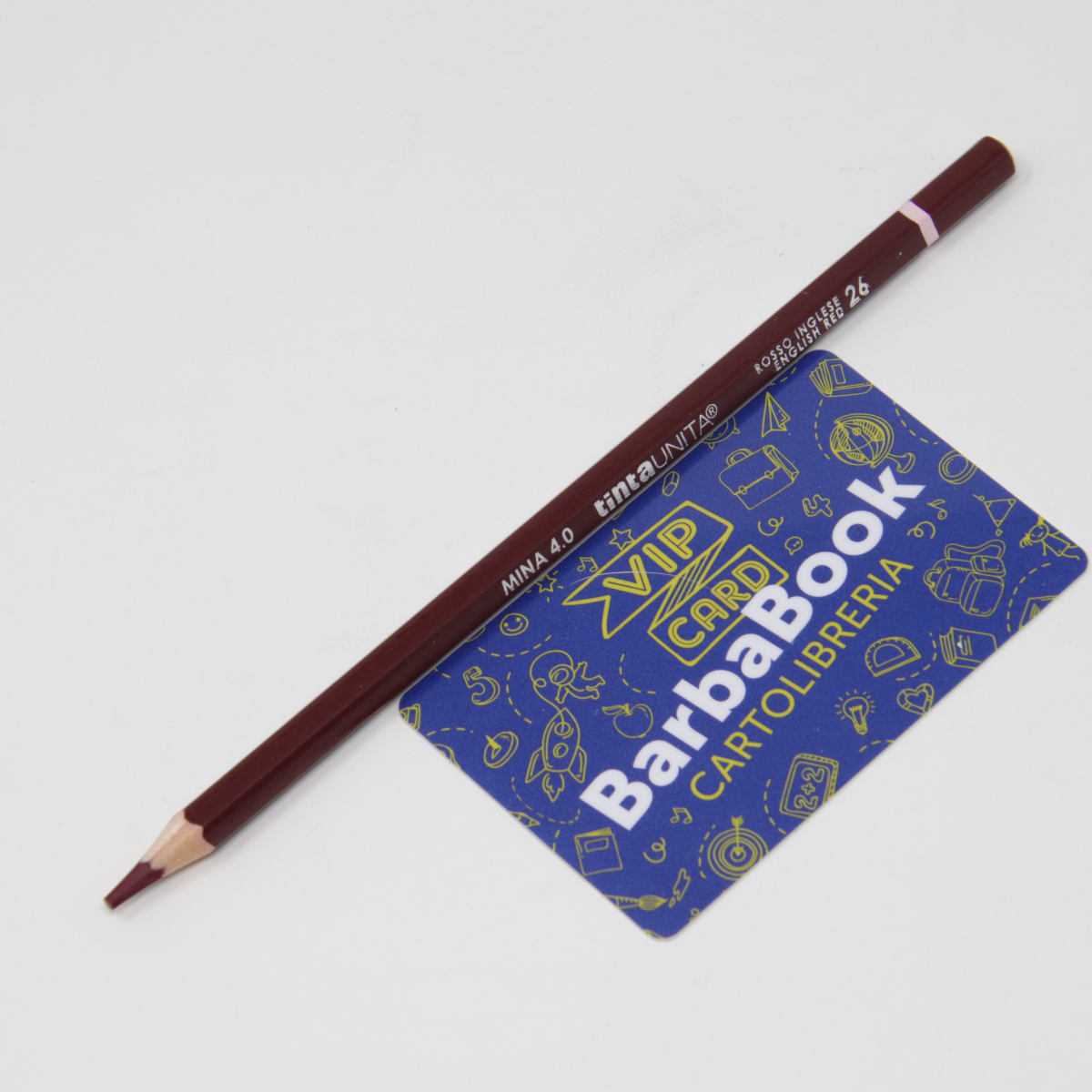 PASTELLO TINTA UNITA MINA MM.4,0 POOL OVER SFUSO 26 ROSSO INGLESE
