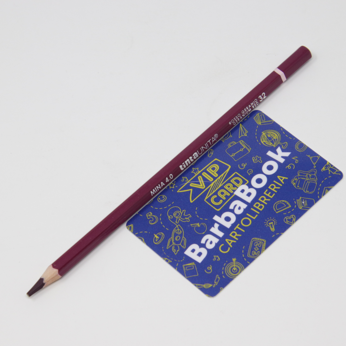 PASTELLO TINTA UNITA MINA MM.4,0 POOL OVER SFUSO 32 ROSSO GERANIO