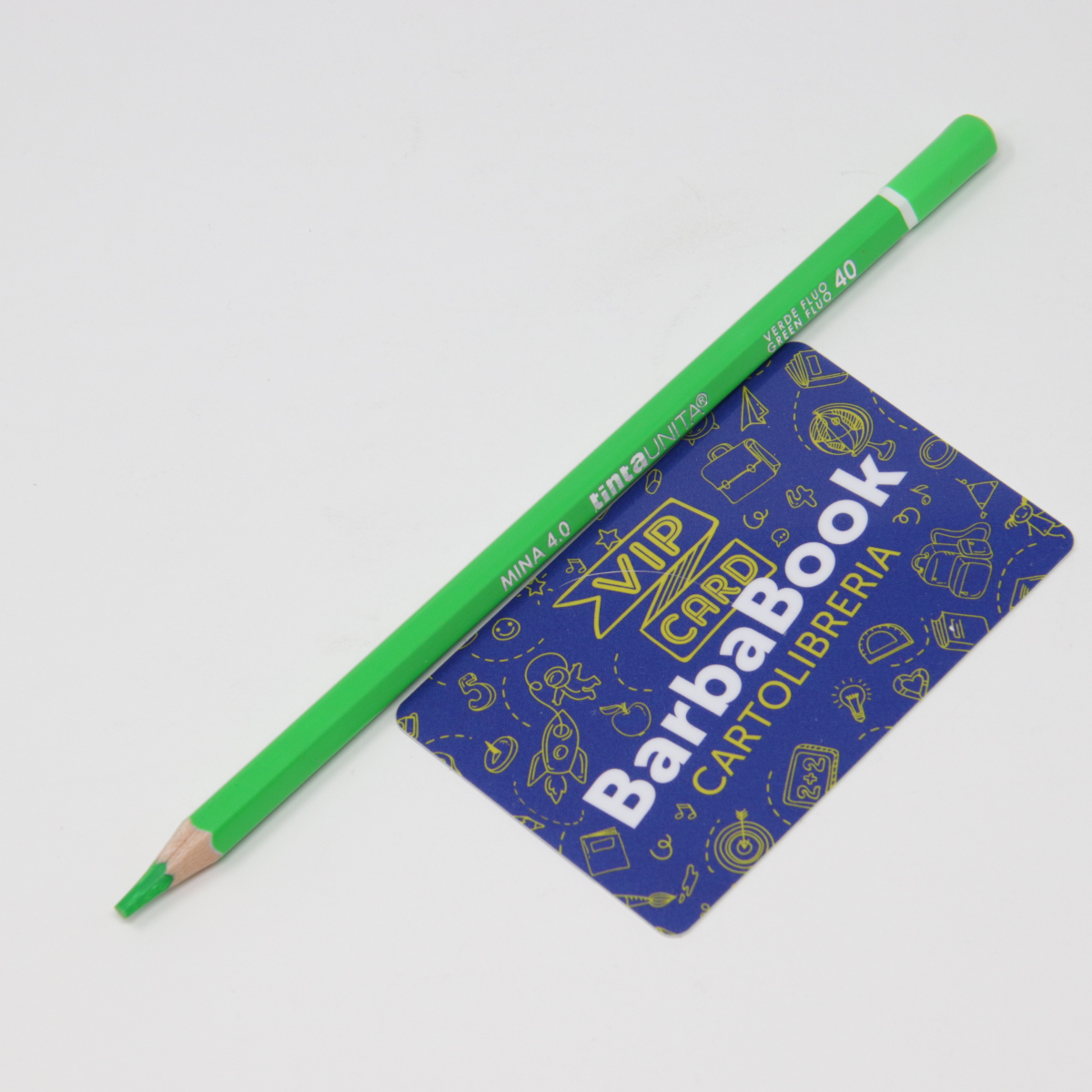 PASTELLO TINTA UNITA MINA MM.4,0 POOL OVER SFUSO 40 VERDE FLUO