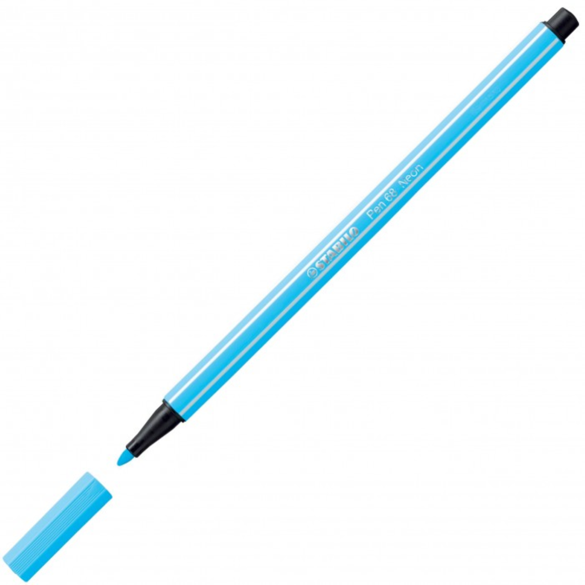PENNA STABILO PEN 68/031 BLU FLUORESCENTE