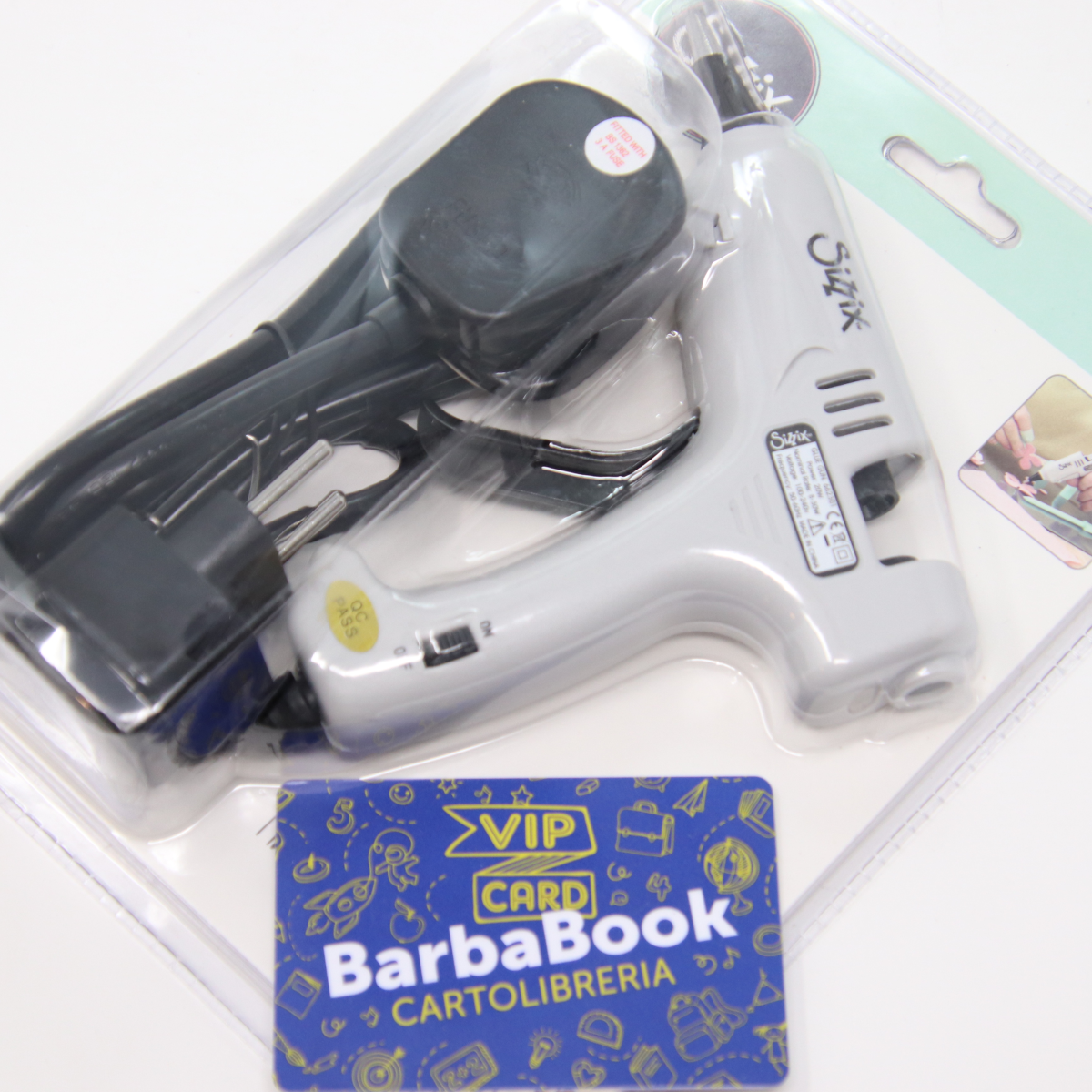 PISTOLA A CALDO SIZZIX 662301 VERSIONE UK CON ADATTATORE EUROPEO