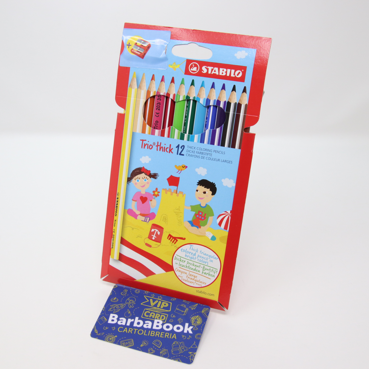 PASTELLI STABILO TRIO THICK 203/2-12 IN CONFEZIONE 12 COLORI