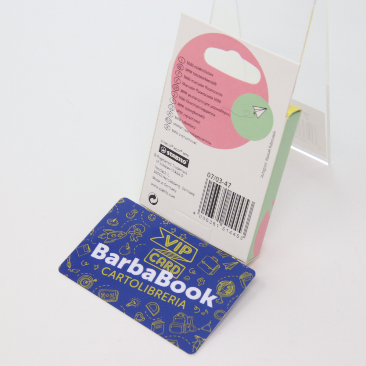 SET 3 EVIDENZIATORI STABILO BOSS MINI PASTELLOVE ART. 07/03-47