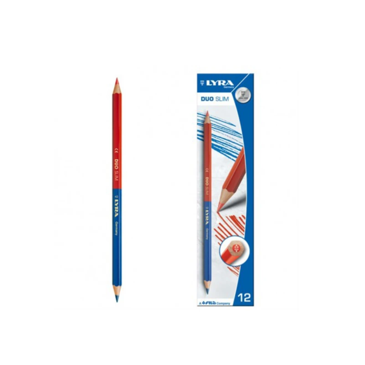 MATITA ROSSO/BLU DUO SLIM LYRA