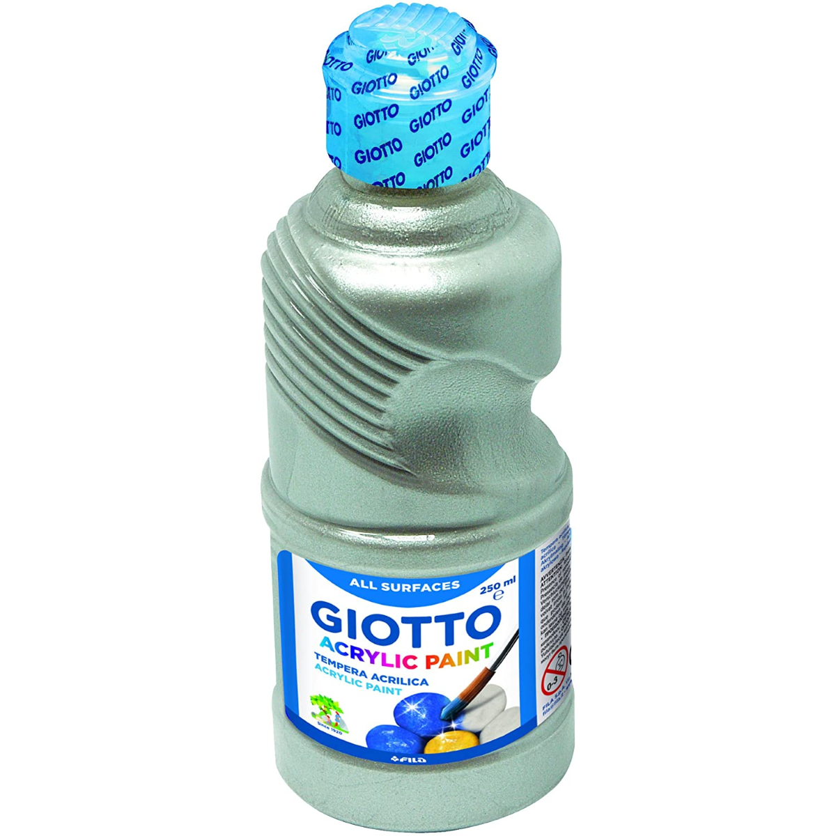 TEMPERA ACRILICA ML.250 GIOTTO 00 ARGENTO