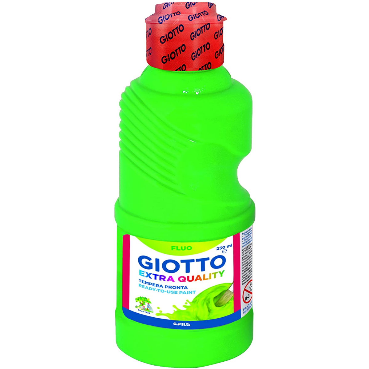 TEMPERA ML.250 GIOTTO FLUO 02 VERDE FLUO