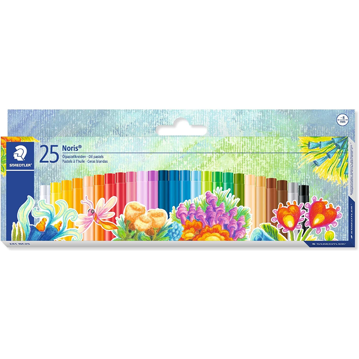 PASTELLI AD OLIO STAEDTLER NORIS 25 COLORI 241 NC25