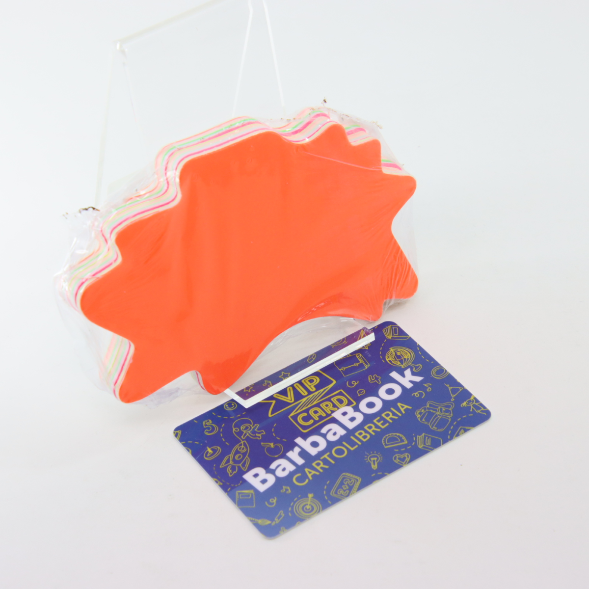 SEGNAPREZZO CARTONCINO FLUO MEDIO FLASH CM. 12,5 X 7,5 ART. 60044
