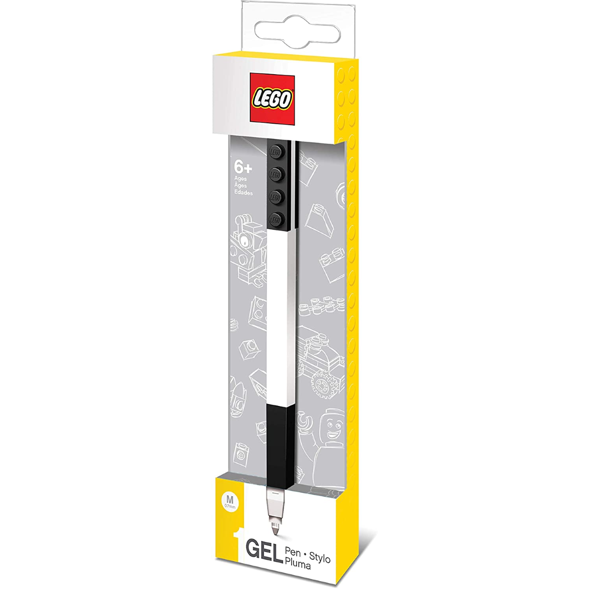 SET 1 PENNA GEL NERA LEGO ART.51481