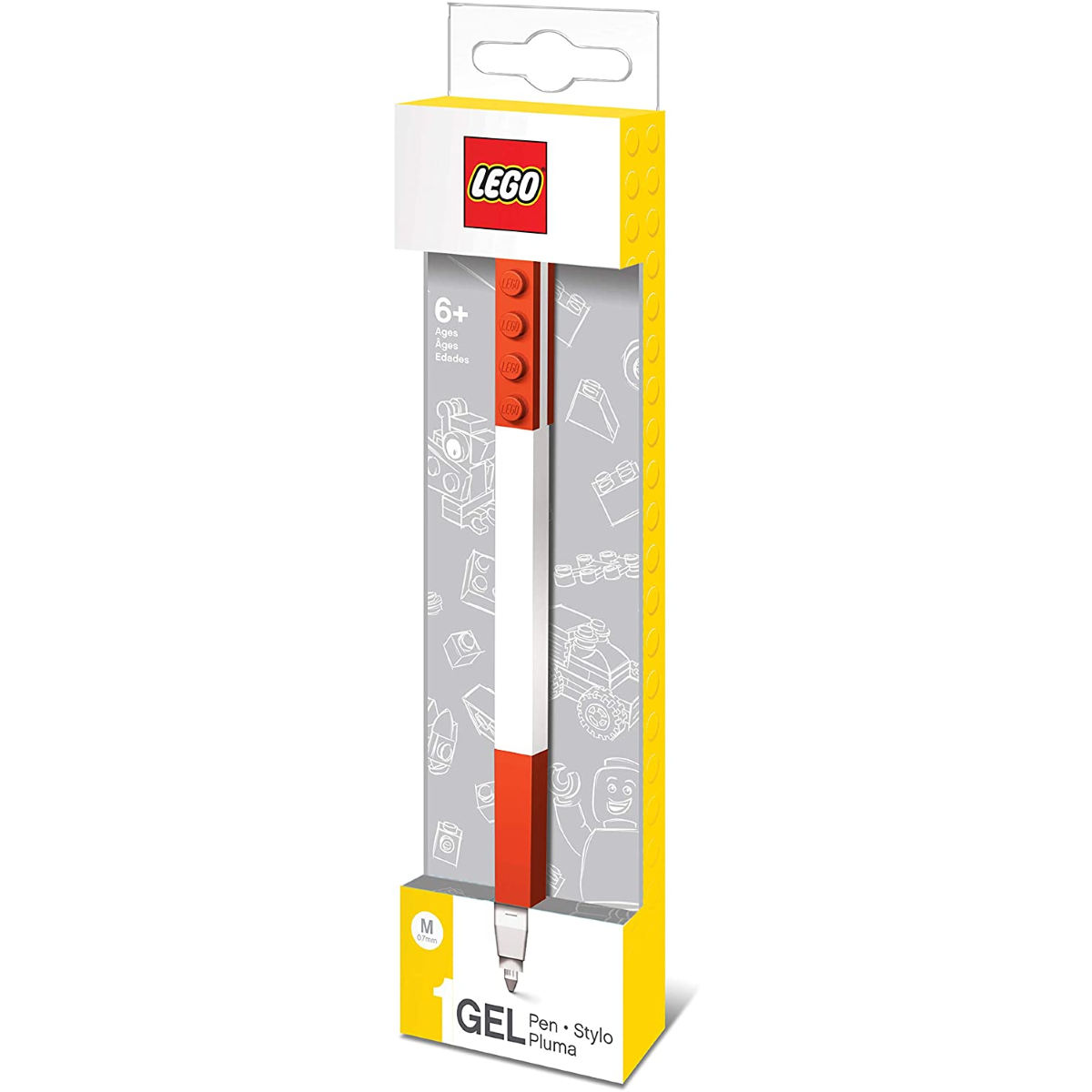 SET 1 PENNA GEL ROSSA LEGO ART.51475