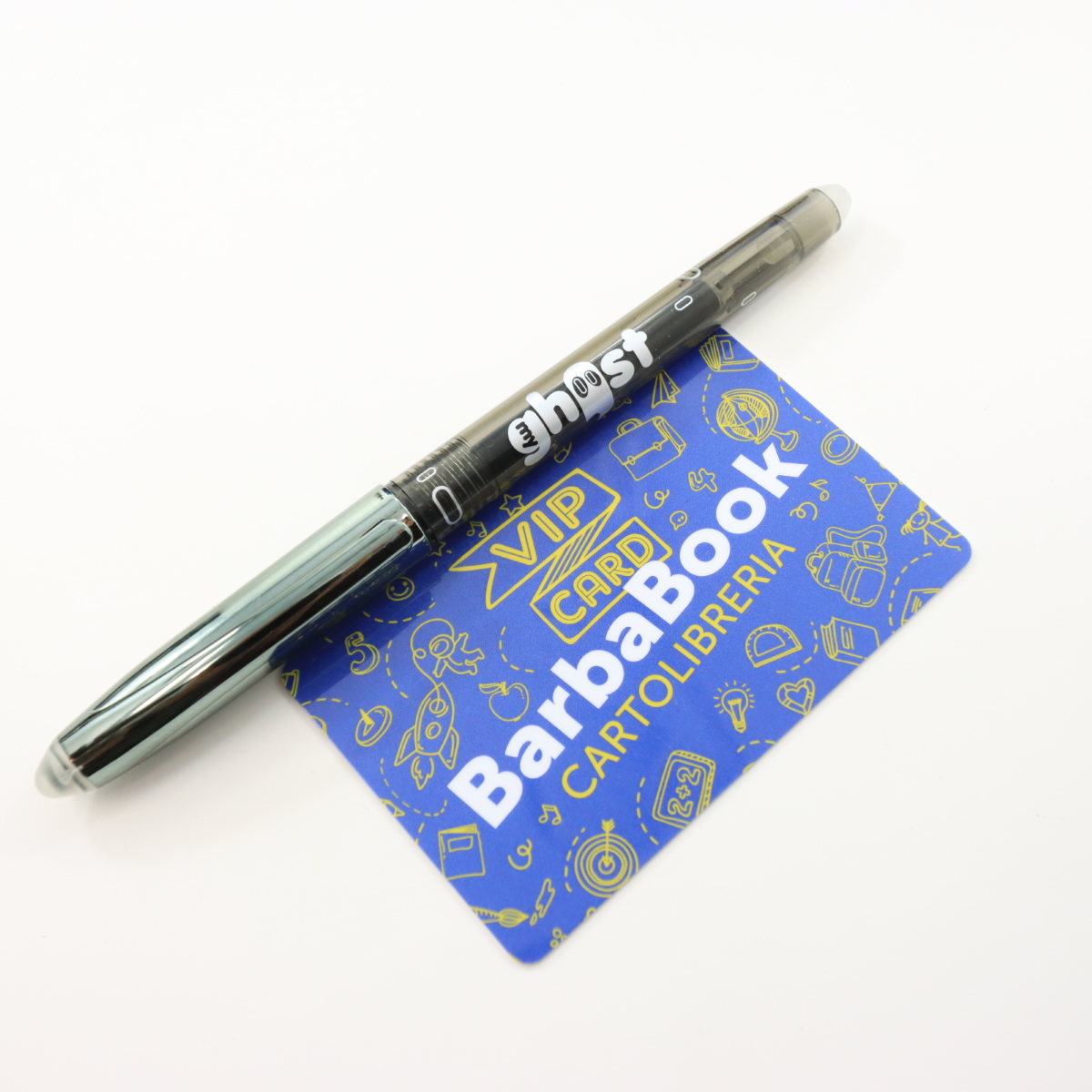 PENNA CANCELLABILE GHOST CON TAPPO COLORE NERO