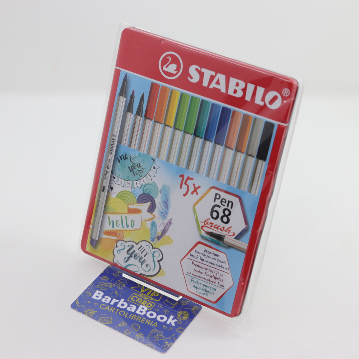 SET 15 PENNARELLI STABILO PEN 68 BRUSH 568/15-32