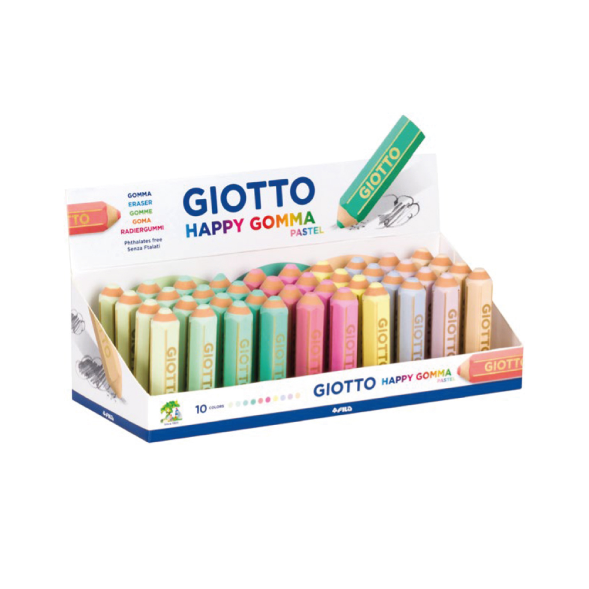 GOMMA HAPPY GIOTTO PASTEL F234000