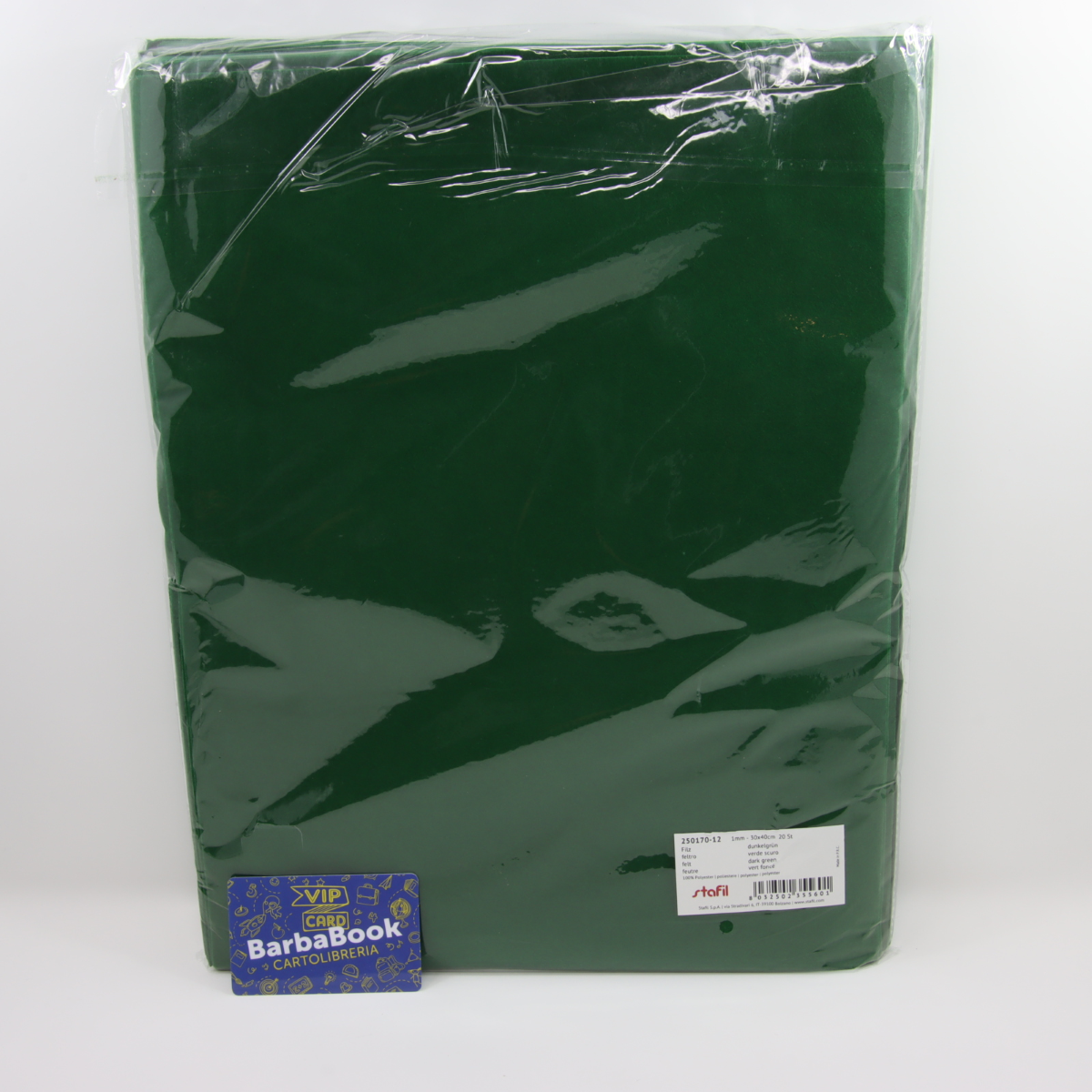 PANNOLENCI 250170-12 CM.30*40 MM.1 VERDE SCURO