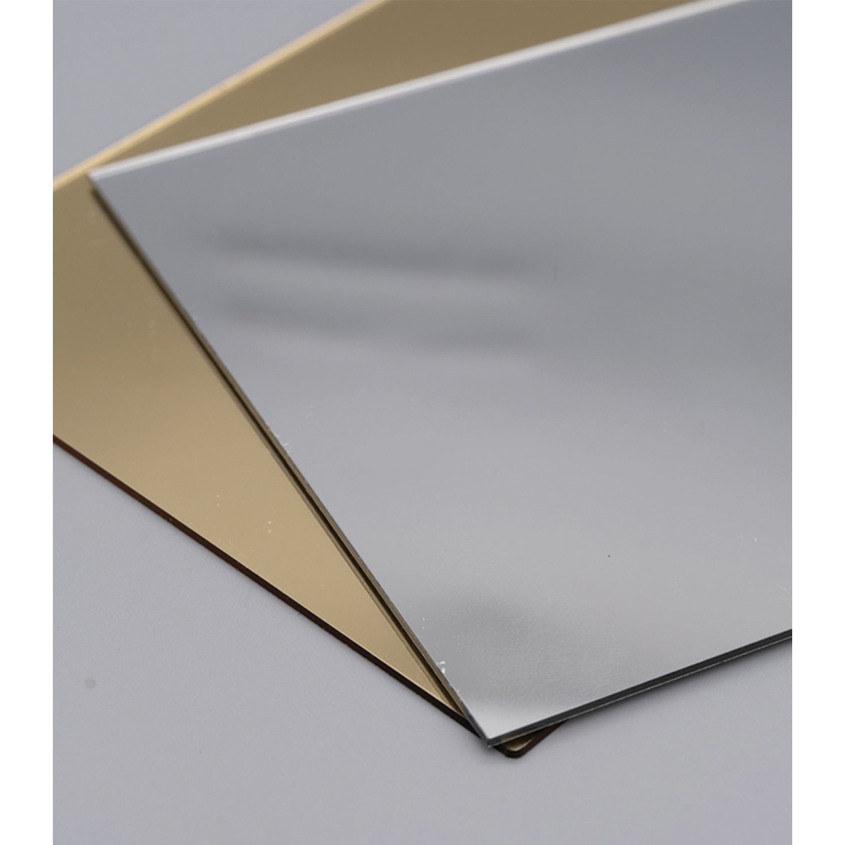 TAVOLETTA PLEXIGLASS SPECCHIO CM. 50 X 30 MM. 03 ORO