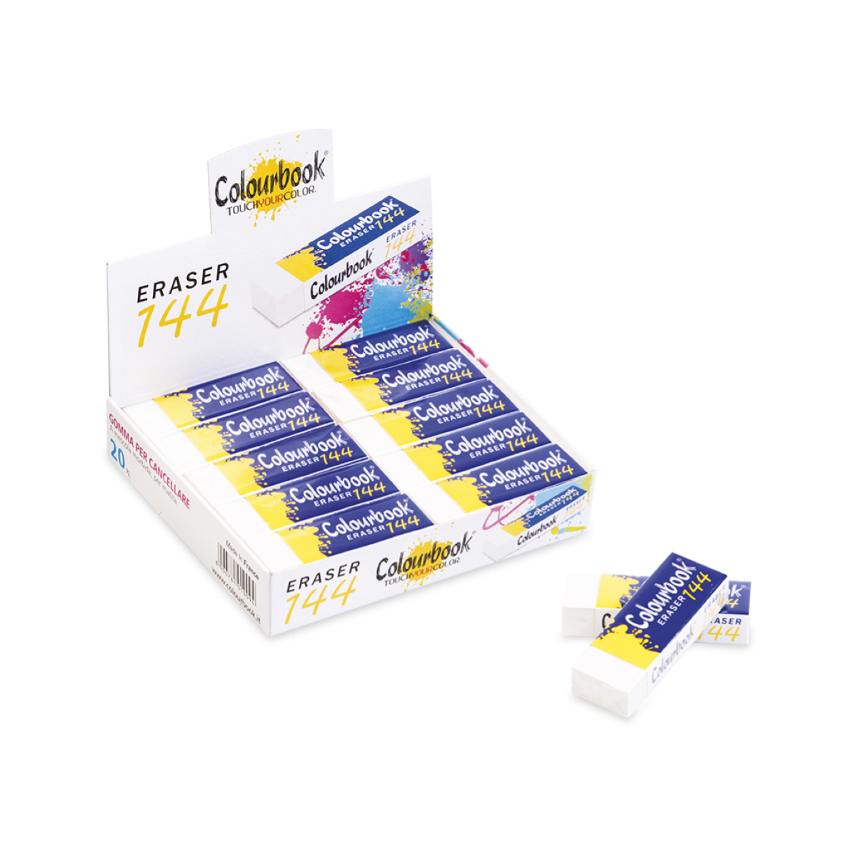 GOMMA BIANCA ERASER 144 COLOURBOOK