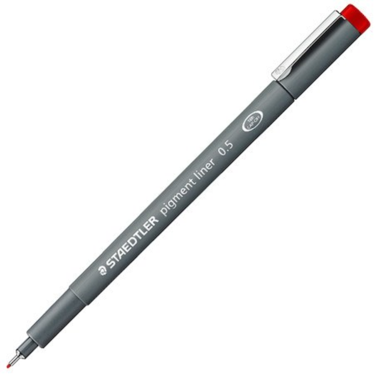 PIGMENT LINER ROSSO STAEDTLER 308 05-2 PUNTA 0,5 MM.