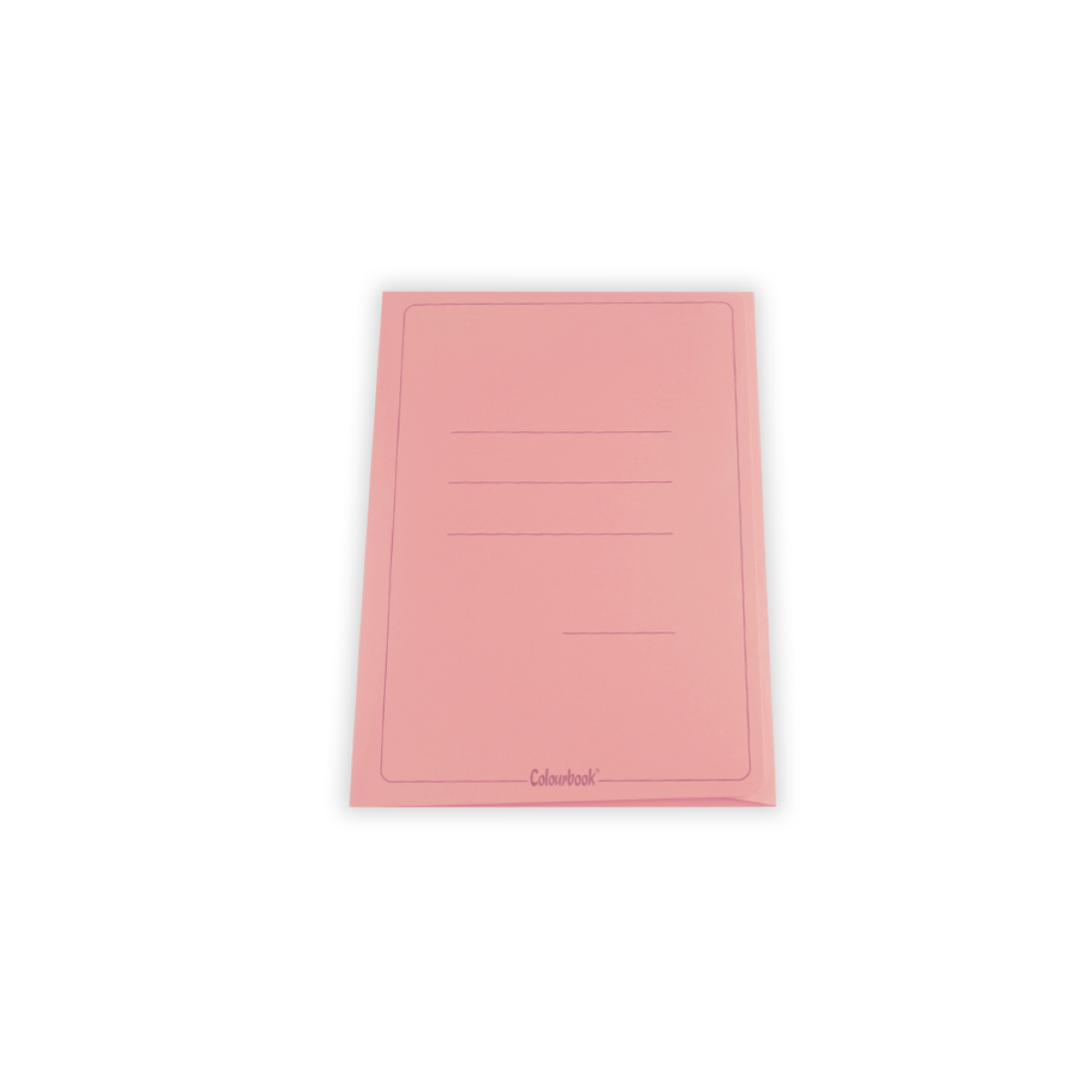 CARTELLINA DI CARTA 3 LEMBI COLOURBOOK ROSA ART. COL210