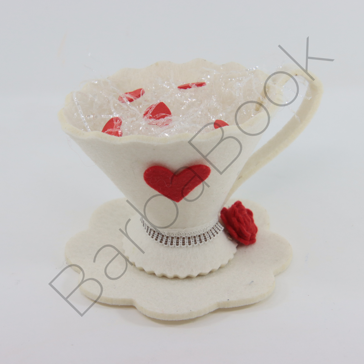 TAZZA IN FELTRO PORTA CIOCCOLATINI