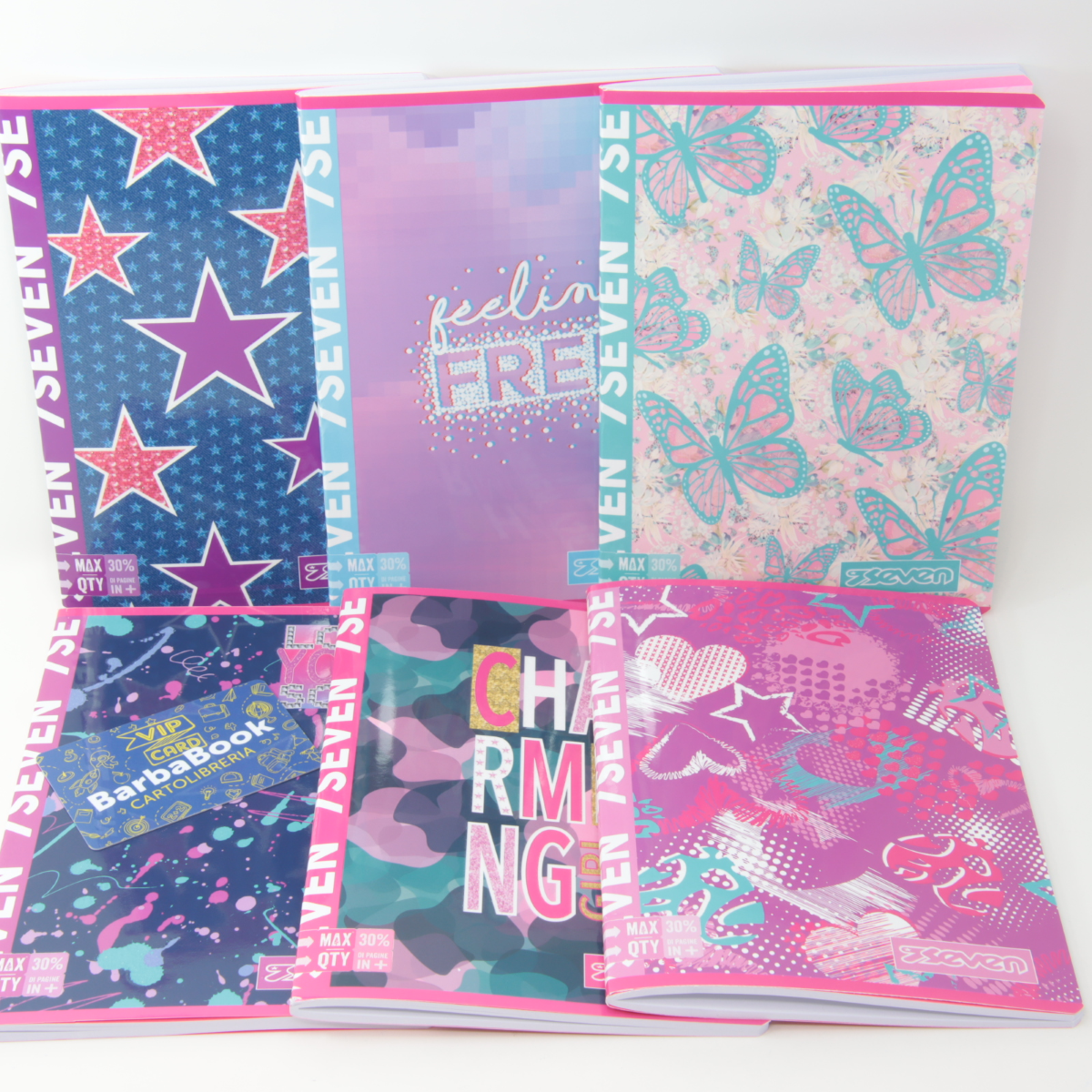 QUADERNO SEVEN GR.80 MAX QTY GIRL 7.1 501002112