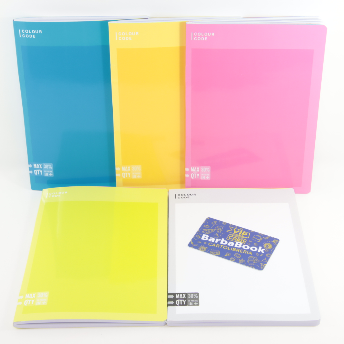 QUADERNO SEVEN GR.80 MAX QTY COLORFUL 5D8002108
