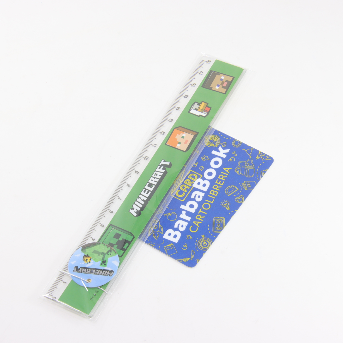 RIGHELLO PLASTICA CM.18 MINECRAFT ART. 658