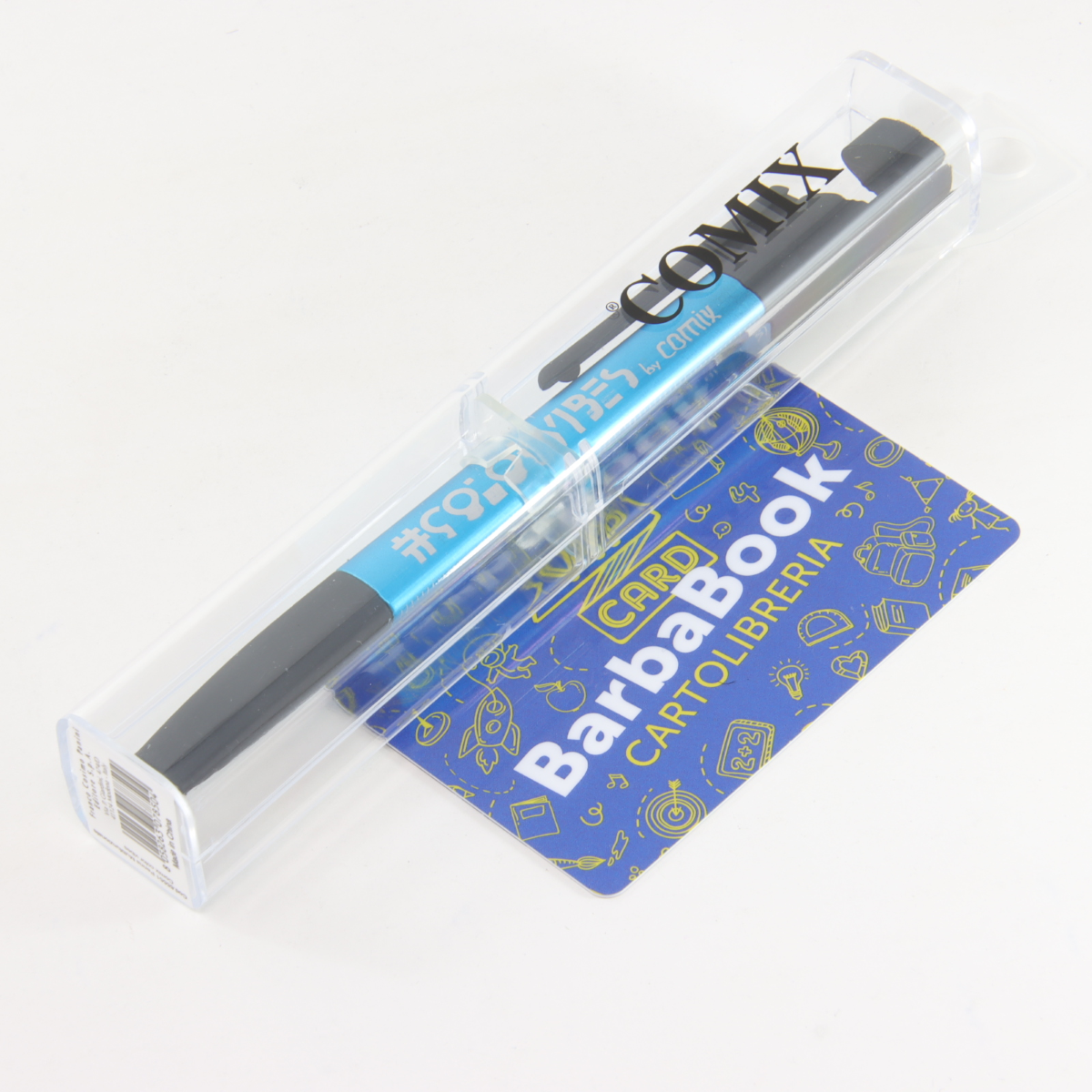 PENNA A SFERA MULTIFUNZIONE COLORVIBES BY COMIX FUSTO BLU
