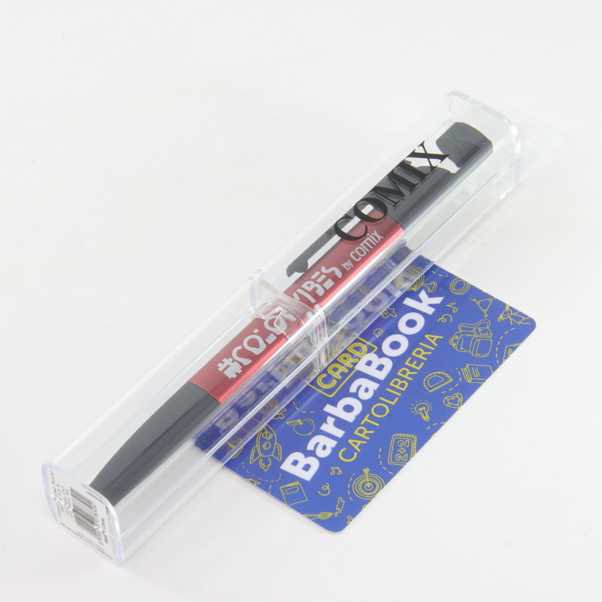 PENNA A SFERA MULTIFUNZIONE COLORVIBES BY COMIX FUSTO ROSSO