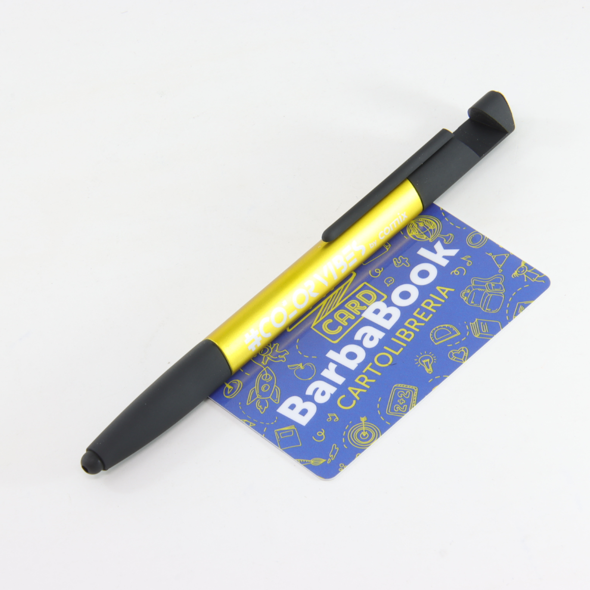 PENNA A SFERA MULTIFUNZIONE COLORVIBES BY COMIX FUSTO GIALLO