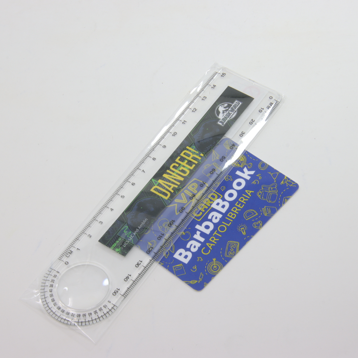 RIGHELLO PLASTICA CM.15 JURASSIC WORLD